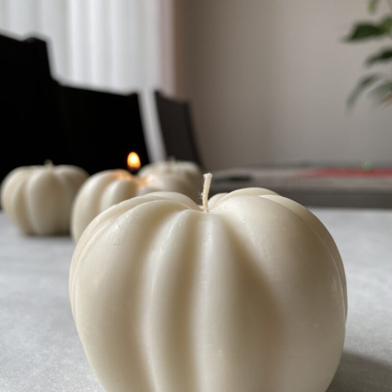 dyniowa świeca sojowa