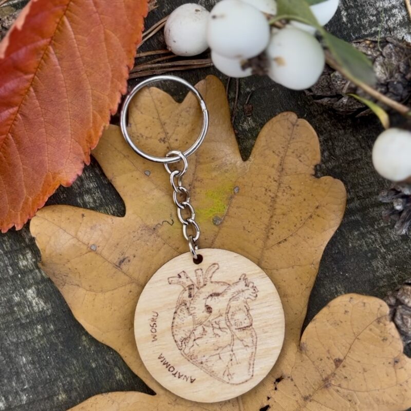 Anatomiczny breloczek - serce